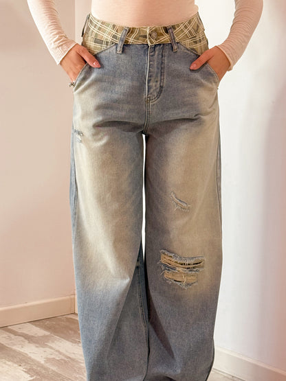 JEANS QUADRI