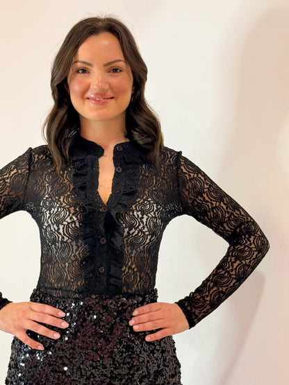 BODY RICAMATO E BOTTONI 4 colori