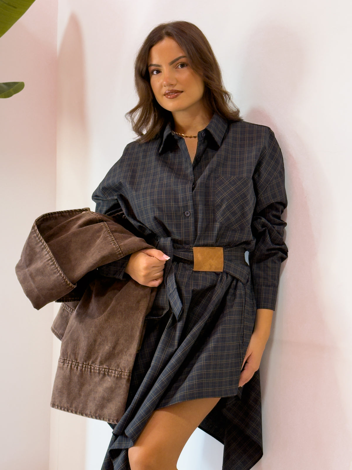 SET GONNA CAMICIA BLU