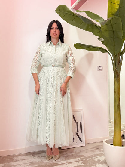 ABITO PIZZO E TULLE
