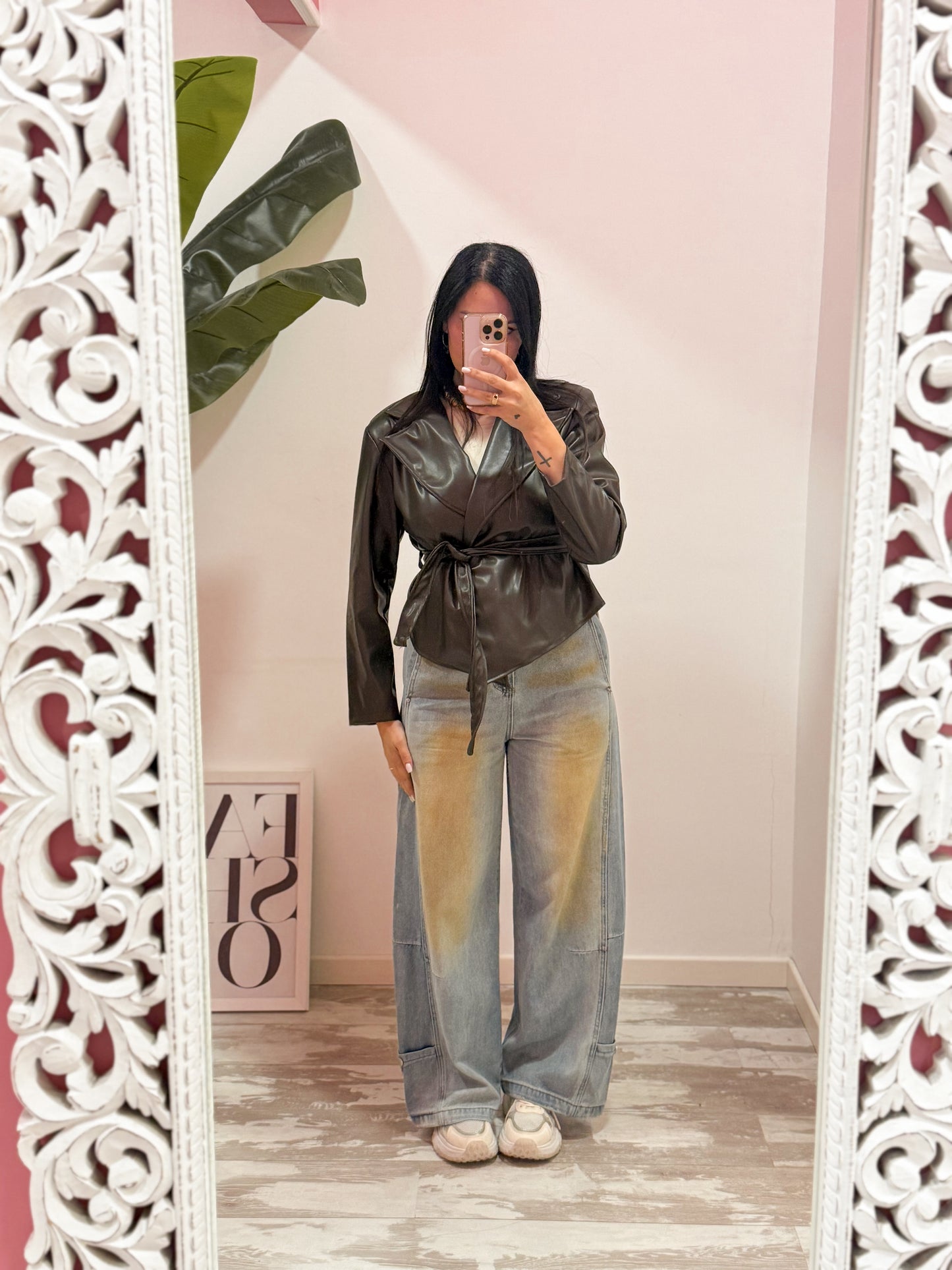 GIACCHINO SIMILPELLE MARRONE