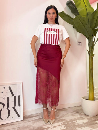 TSHIRT CHIC ROSA