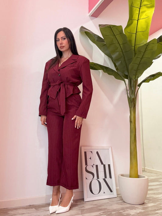 TAILLEUR CAPRI BORDEAUX