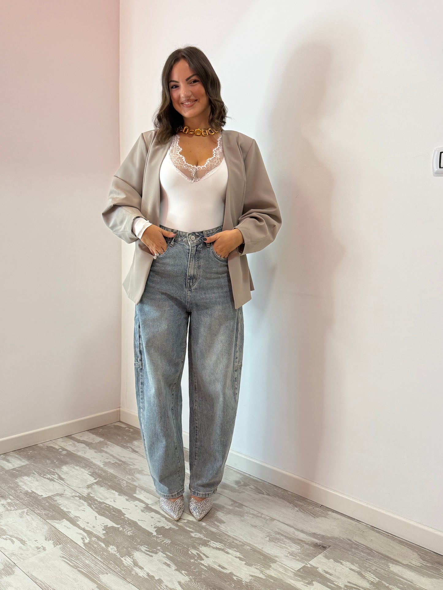 JEANS BALLOON SFUMATO