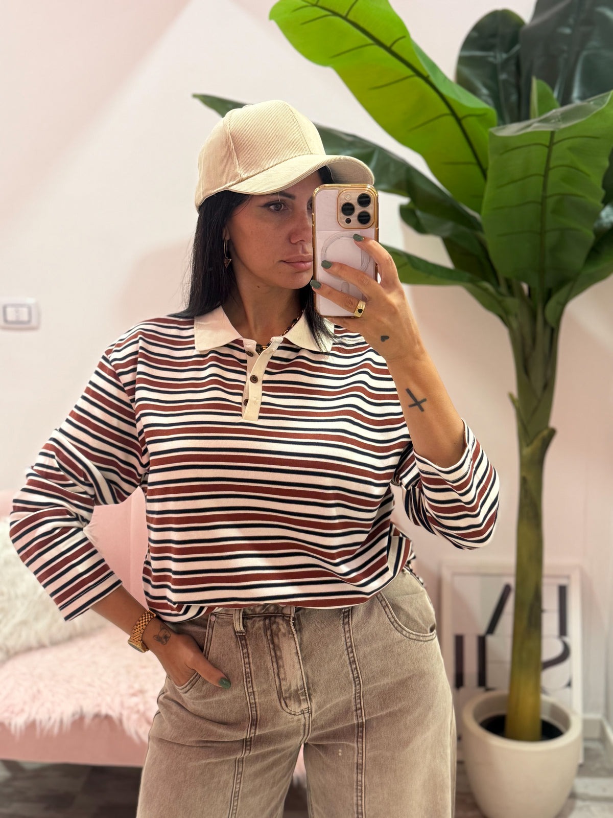 POLO RIGHE STRETTE COCCIO