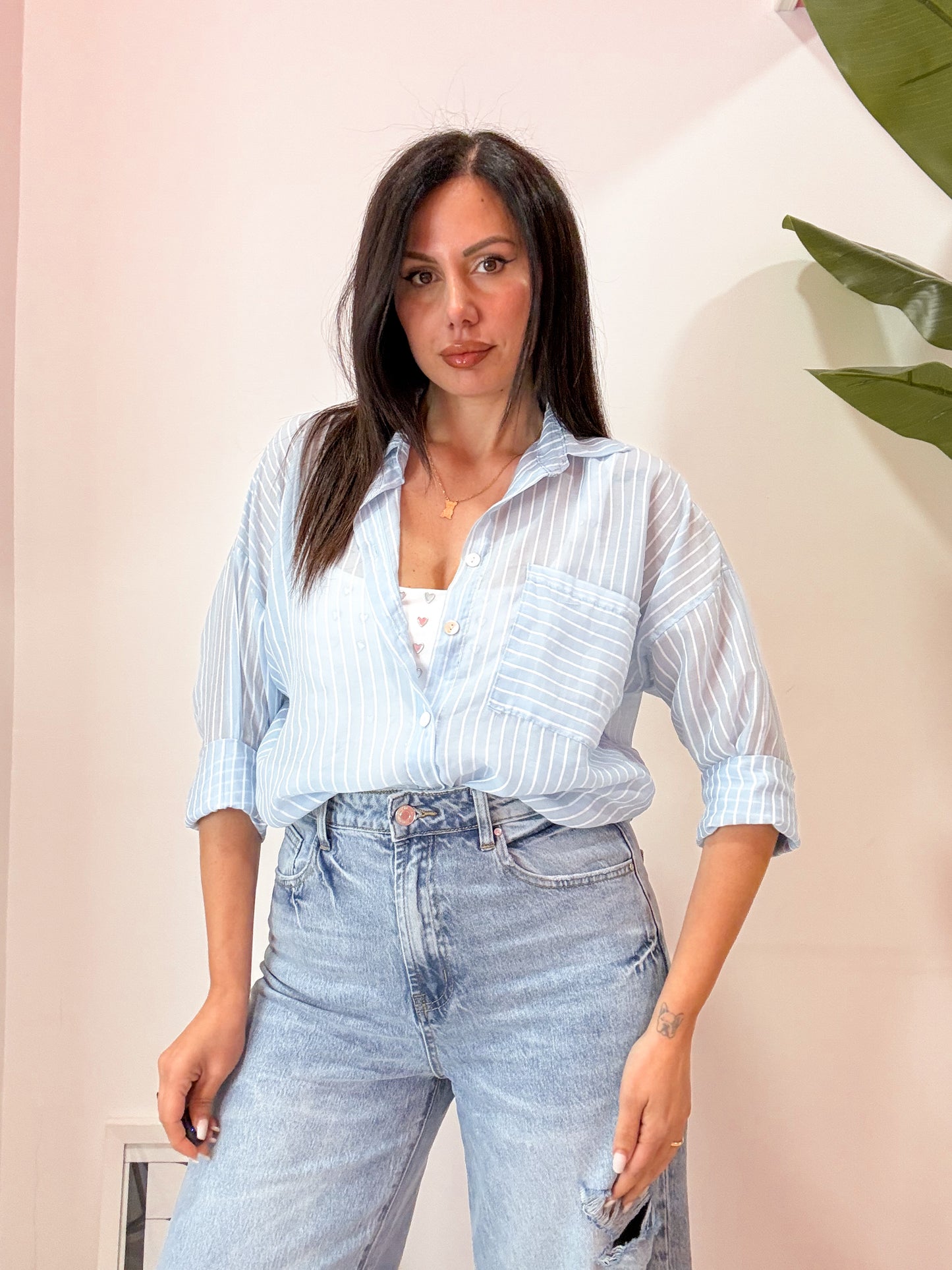 CAMICIA RIGHE 3 COLORI