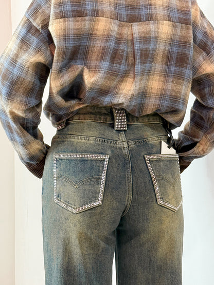 JEANS SFUMATO BEIGE