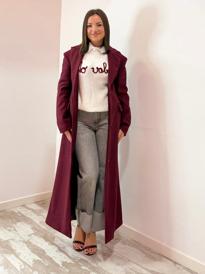 CAPPOTTO AVVITATO BORDEAUX