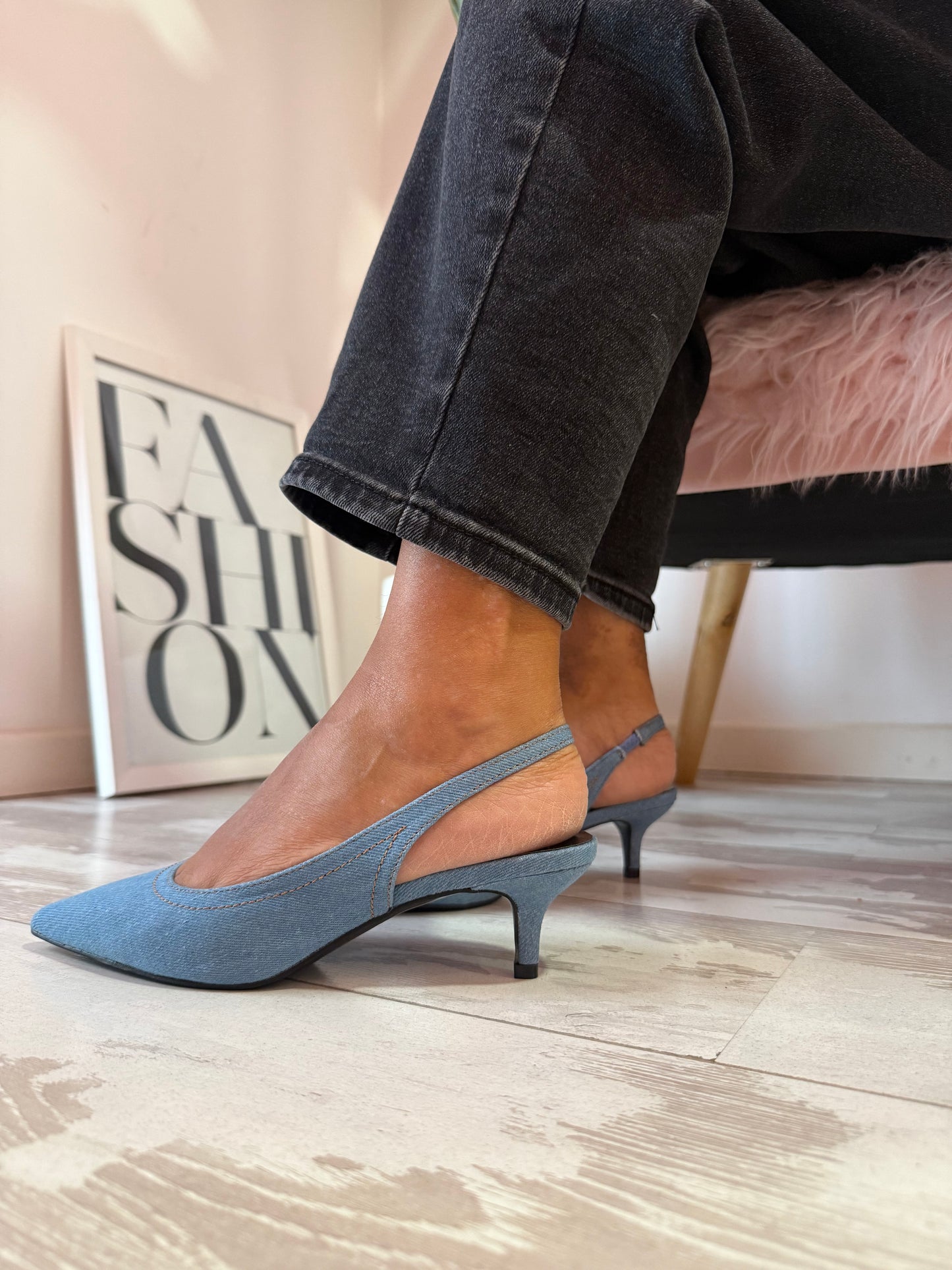 SLINGBACK JEANSATA