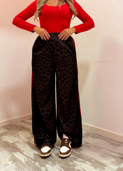 PANTALONE TUTA MACULATO ROSSO