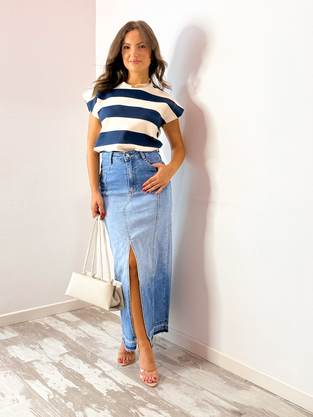 GONNA MIDI JEANS