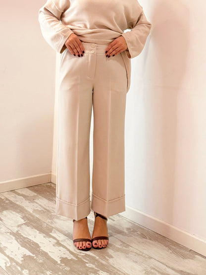 PANTALONE 7/8 PANNA