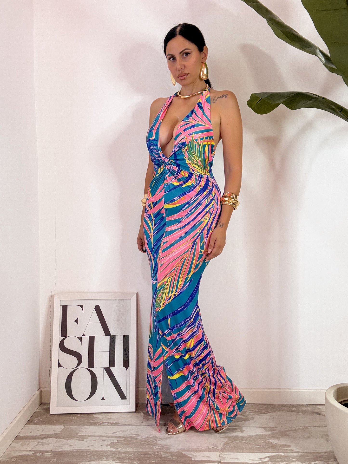 VESTITO TROPICANA 2 COLORI