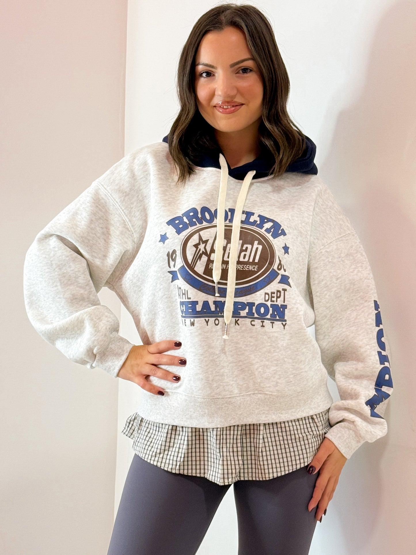 FELPA BROOKLYN GRIGIA