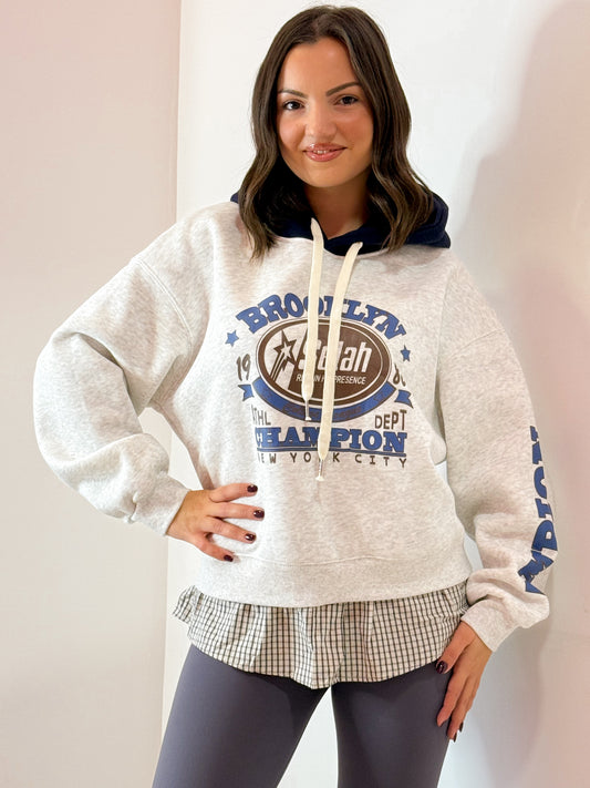 FELPA BROOKLYN GRIGIA