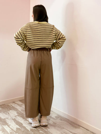 PANTALONE CAPRI TORTORA