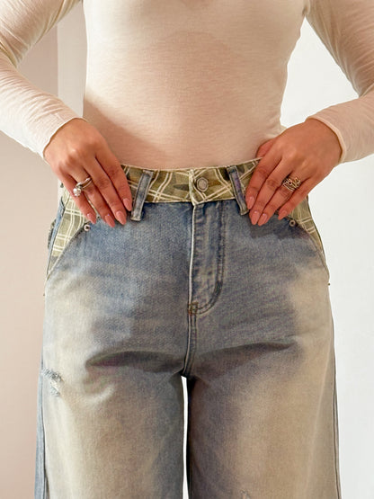 JEANS QUADRI