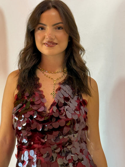 VESTITO BIG PAILLETTES
