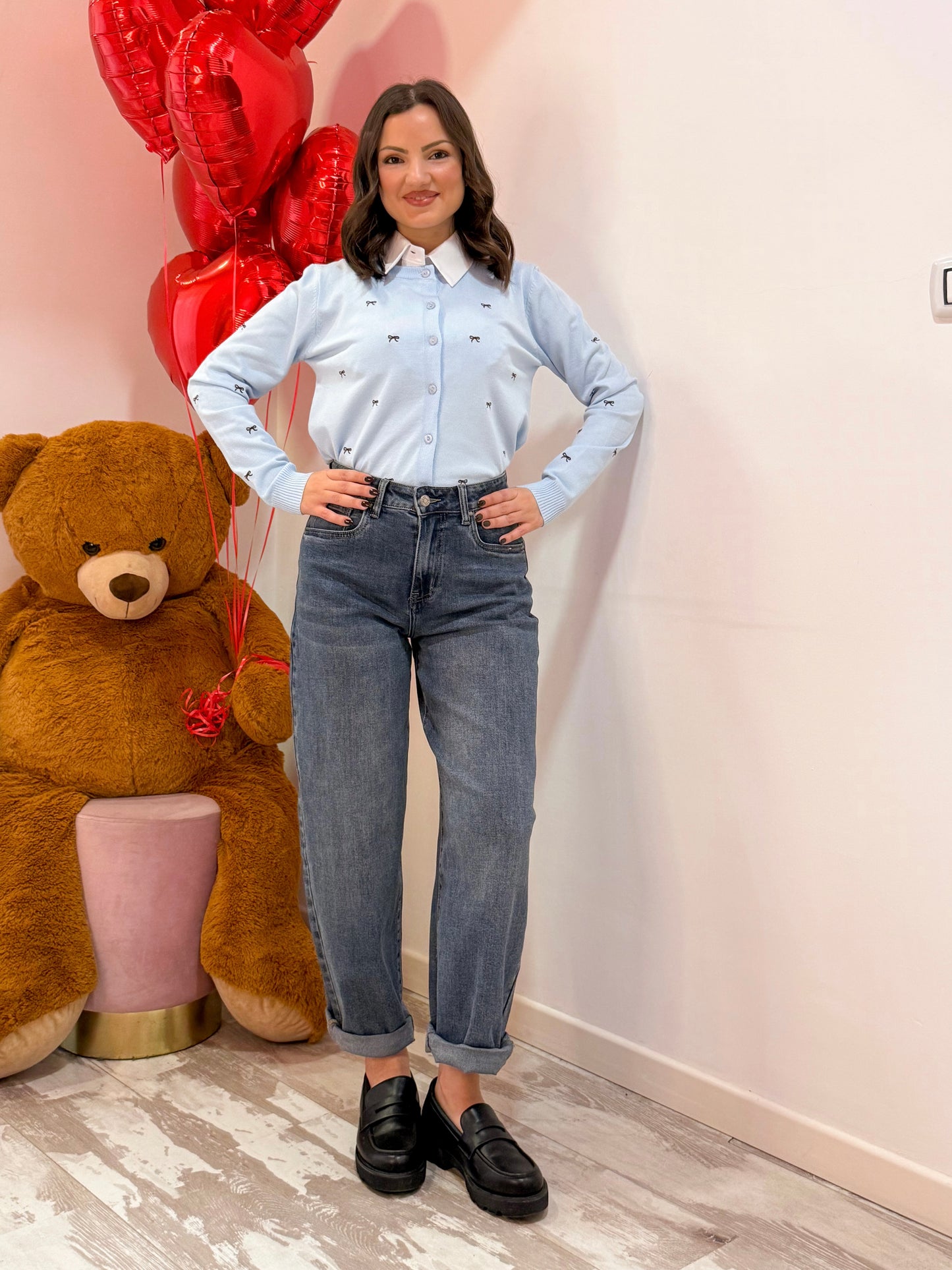 MAGLIA FIOCCHETTO 3 COLORI