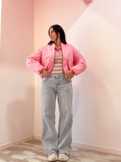 JEANS NUOVO TASCA ROSA 2 colori