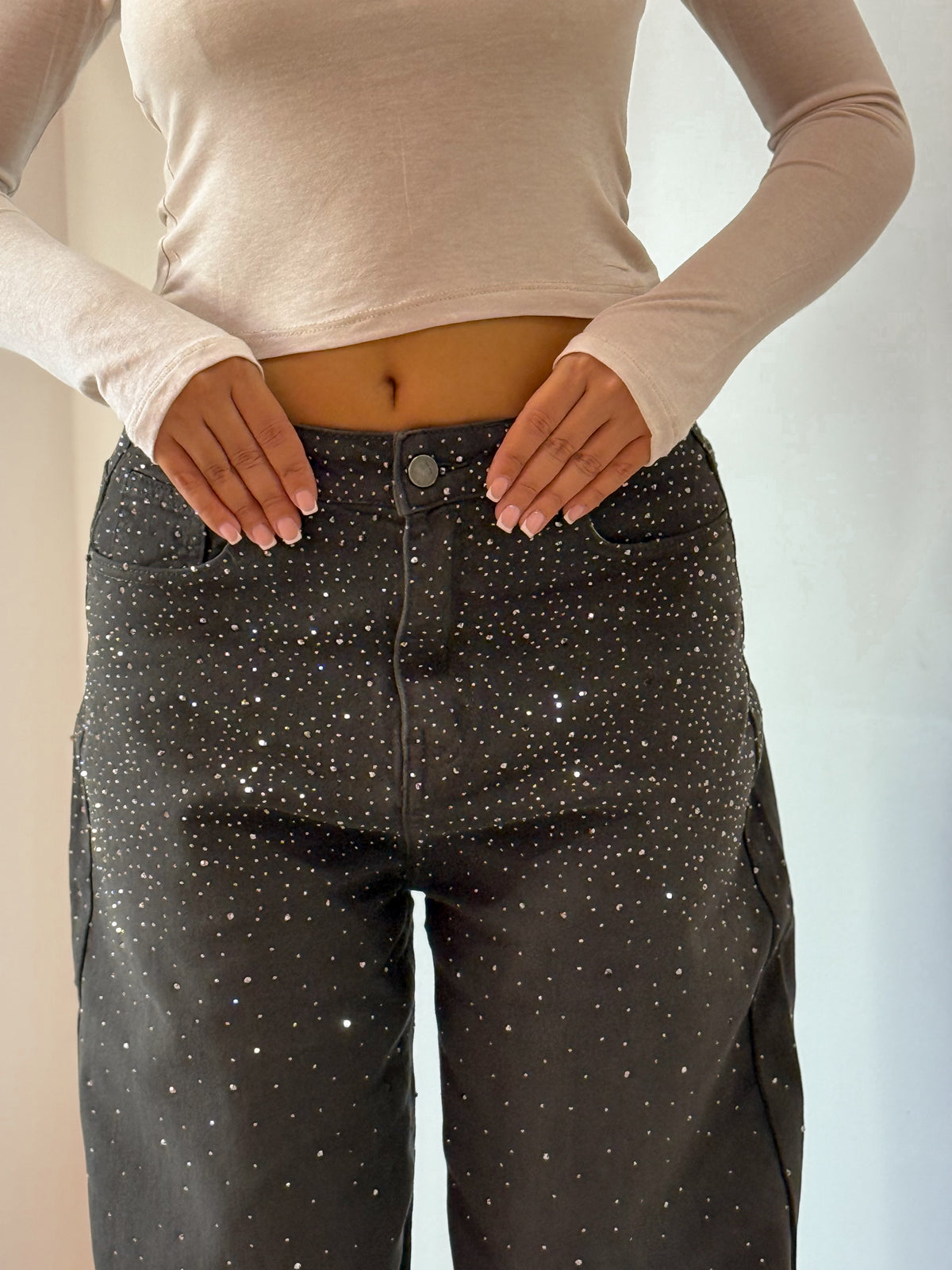 JEANS BRILLANTE VERDE