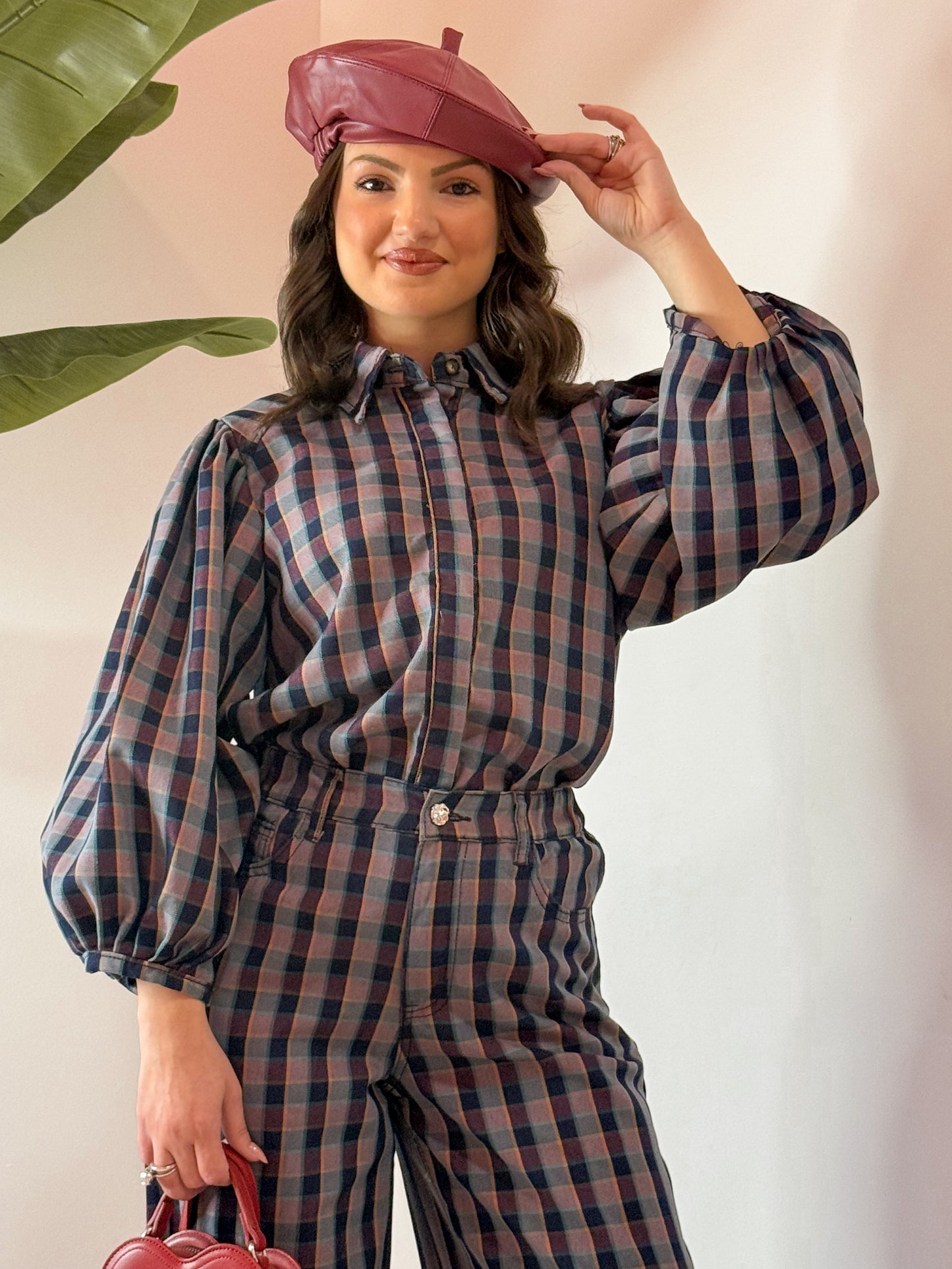 CAMICIA QUADRETTI SCURI
