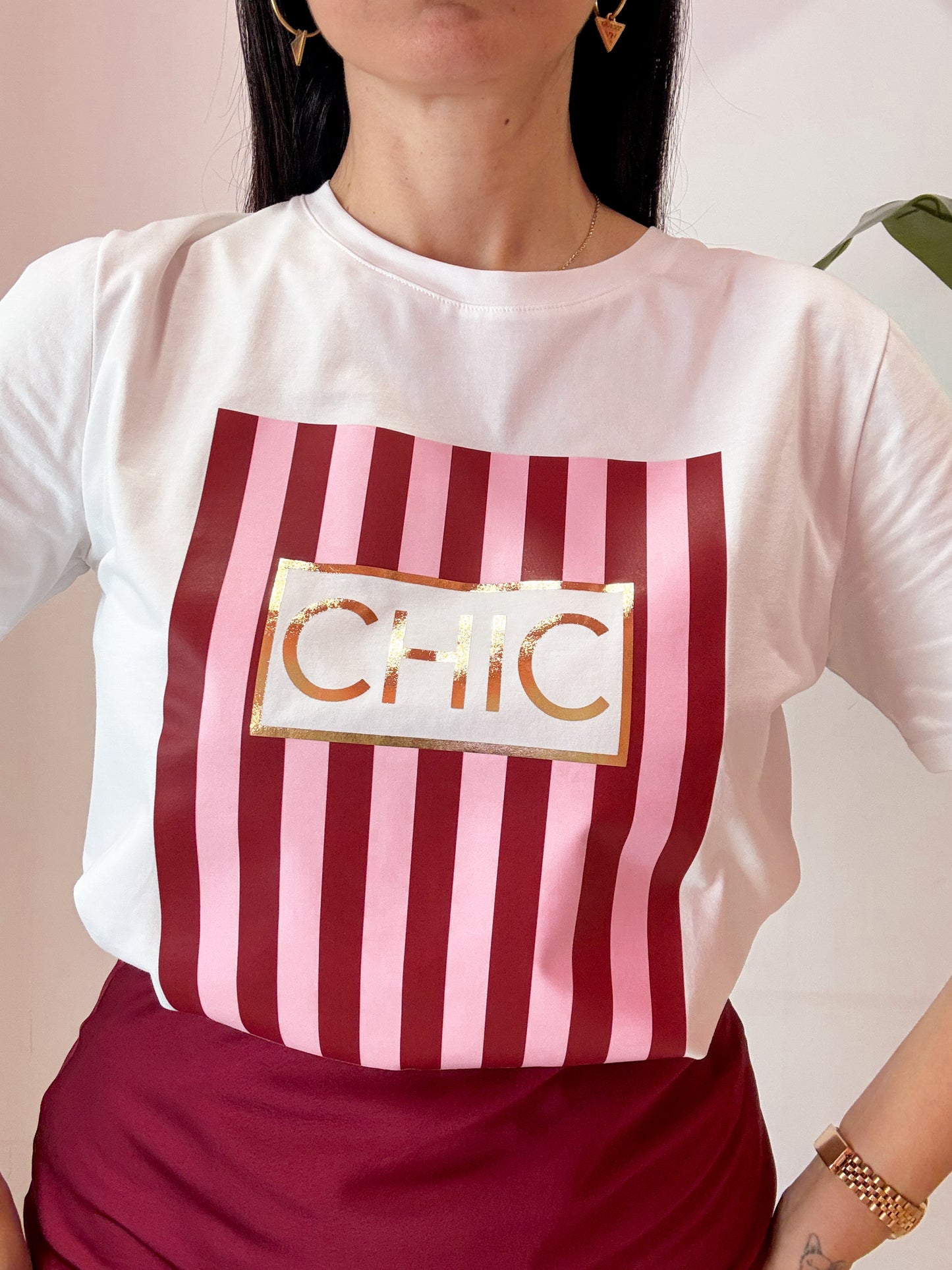 TSHIRT CHIC ROSA