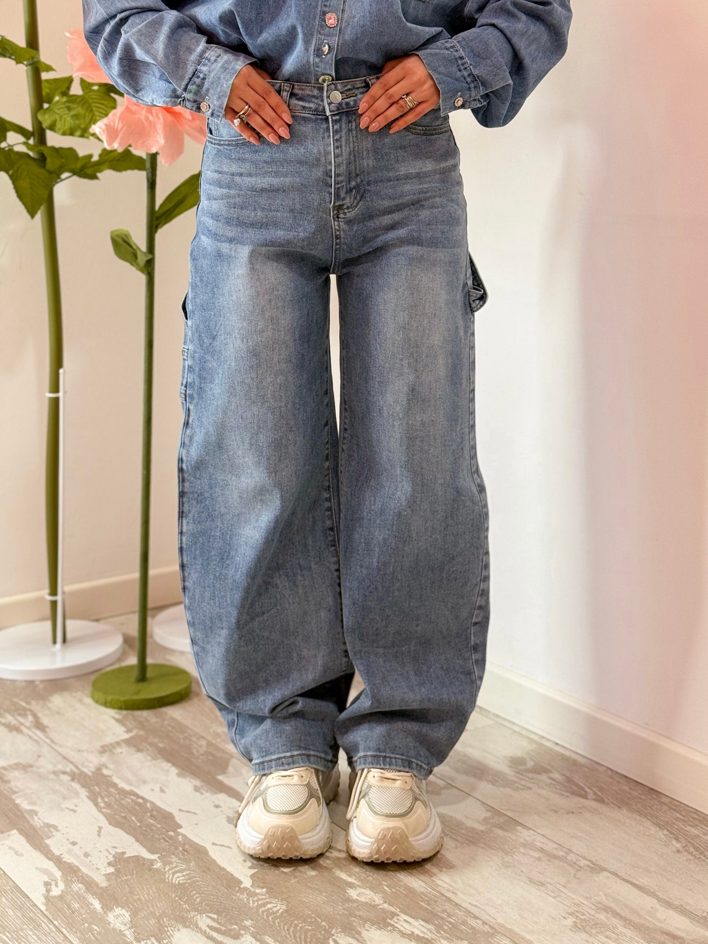 JEANS CARPENTER TASCA ROSA