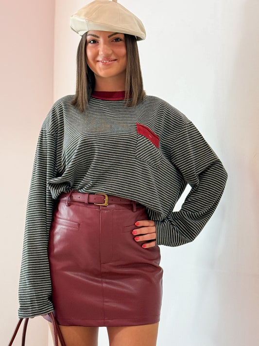 PULLOVER RIGATO 2 COLORI