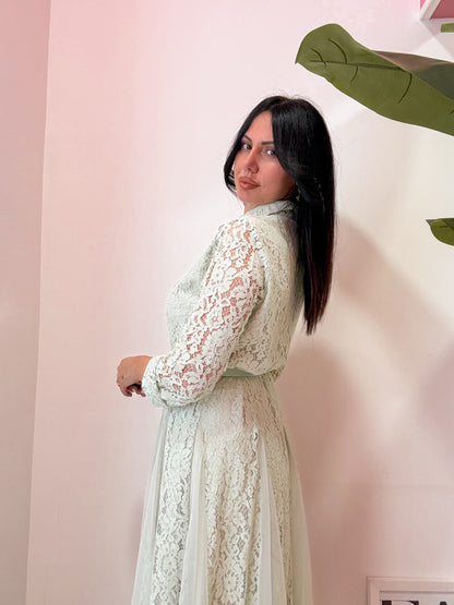 ABITO PIZZO E TULLE