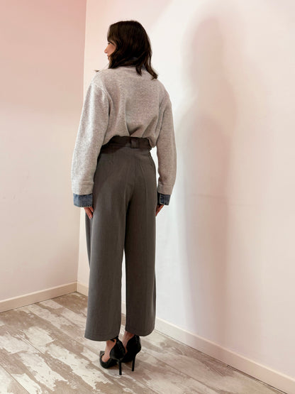 PANTALONE CAPRI GRIGIO