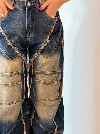 JEANS SFUMATO ROSA