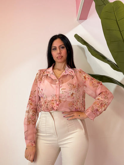 CAMICIA ROMANTICA PANNA