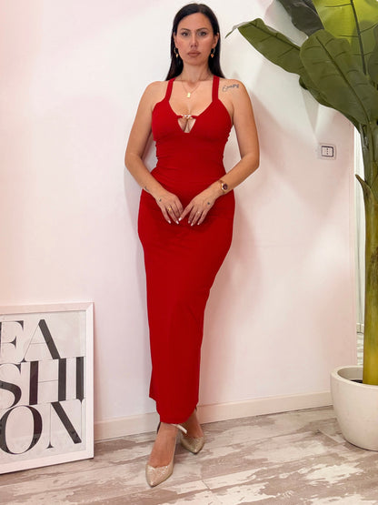 VESTITO ROSSO E NERO