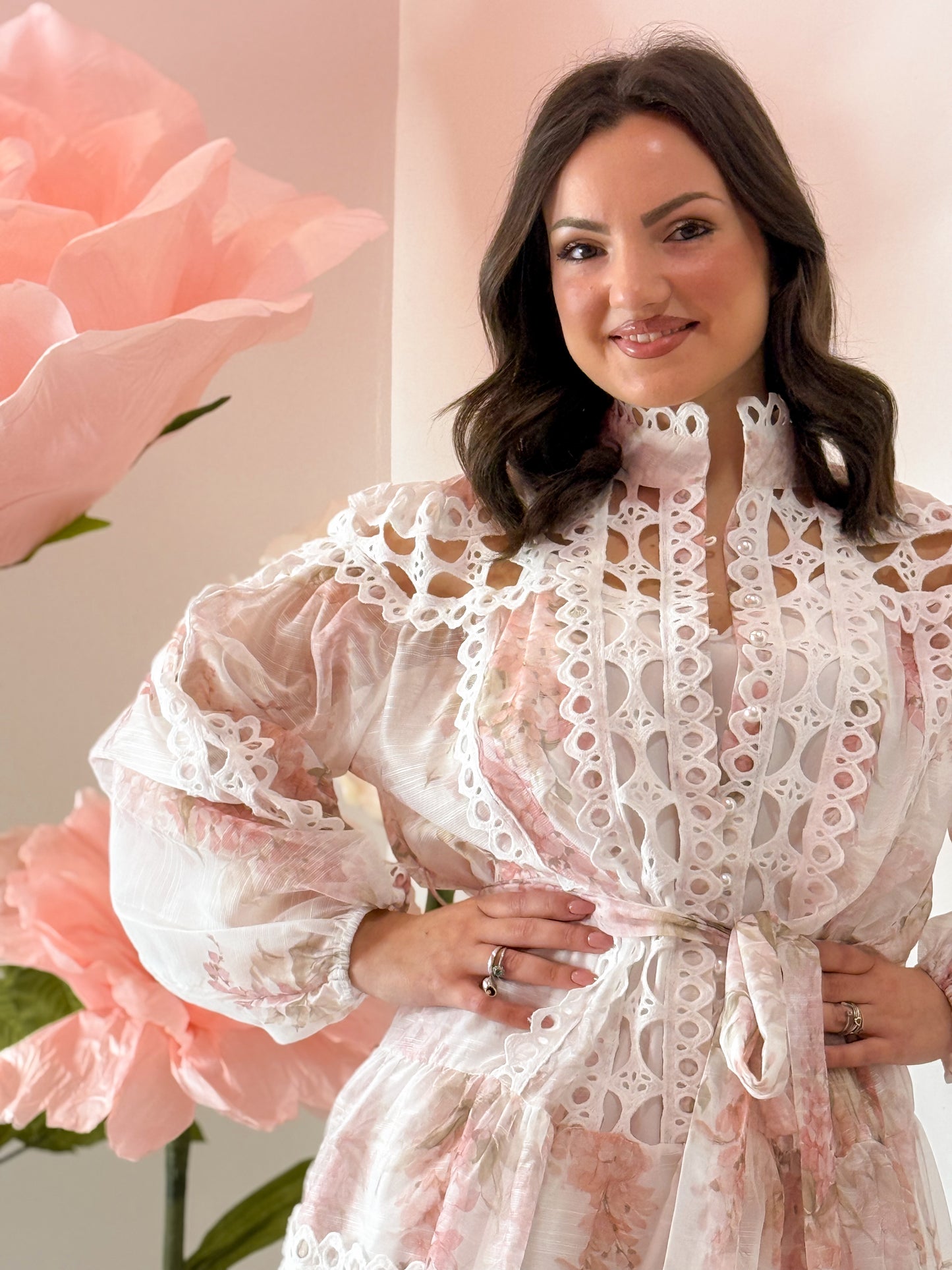 DRESS VENERE AZZURRO E ROSA