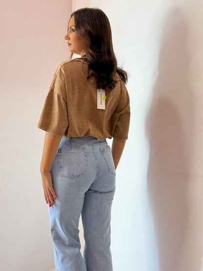 JEANS WIDE LEG CUORE 271