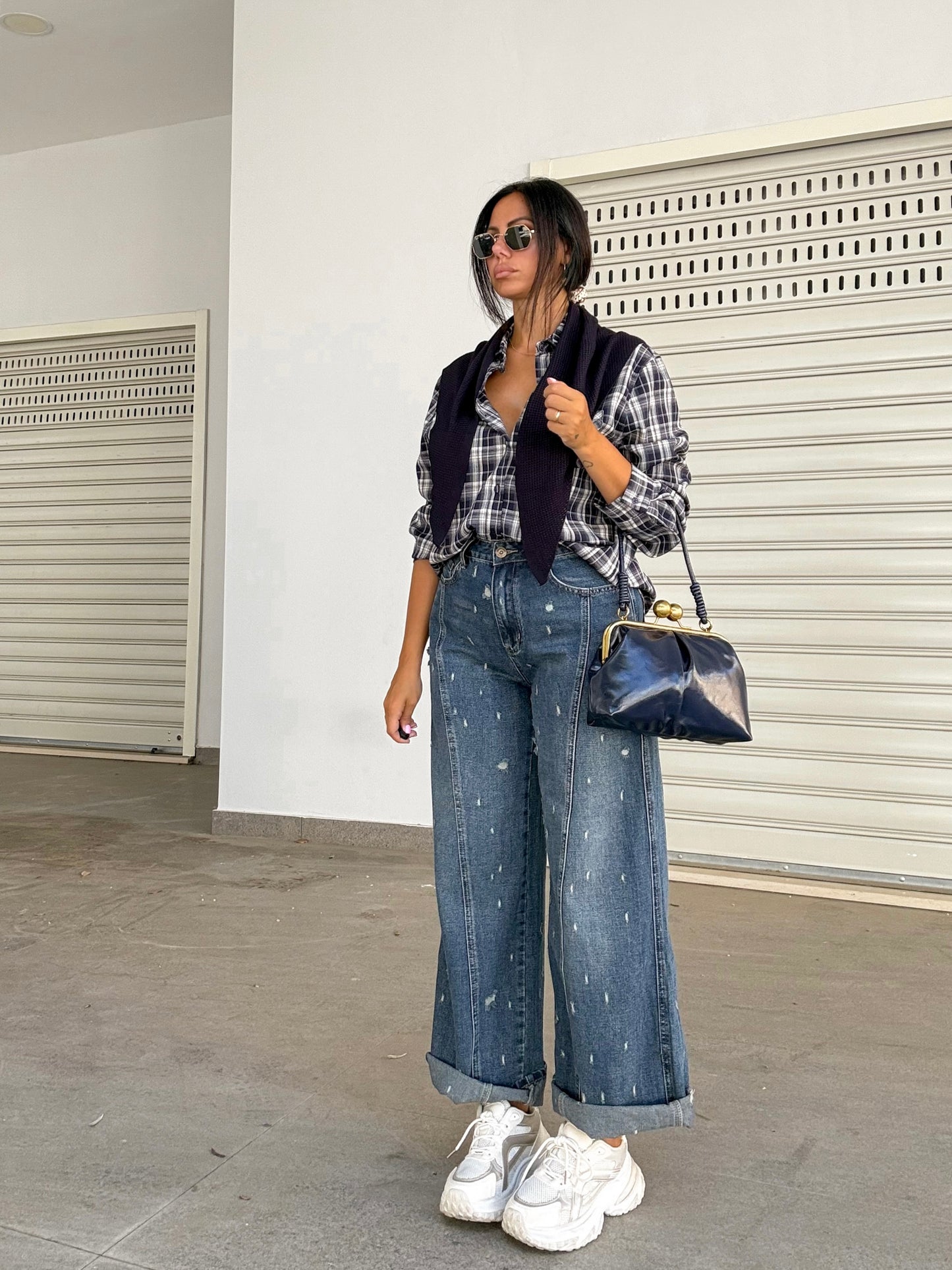 JEANS WIDE LEG CROPPED 250