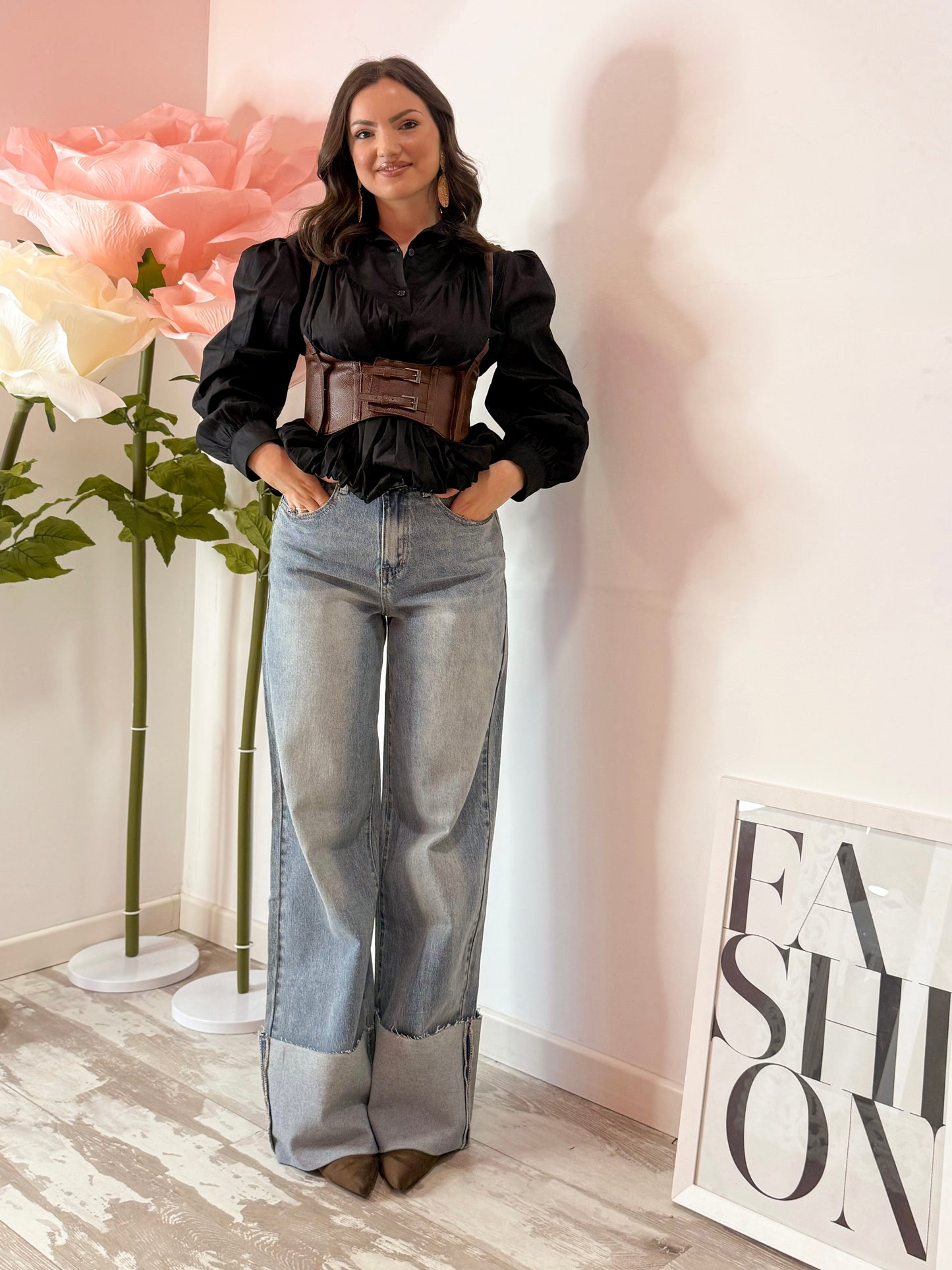 JEANS PIEGONE LARGO