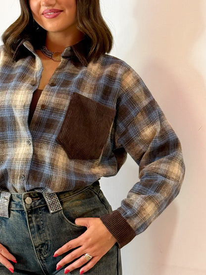 CAMICIA COLLO VELLUTO