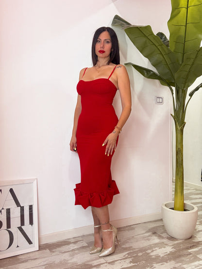 VESTITO SPAIN ROSSO