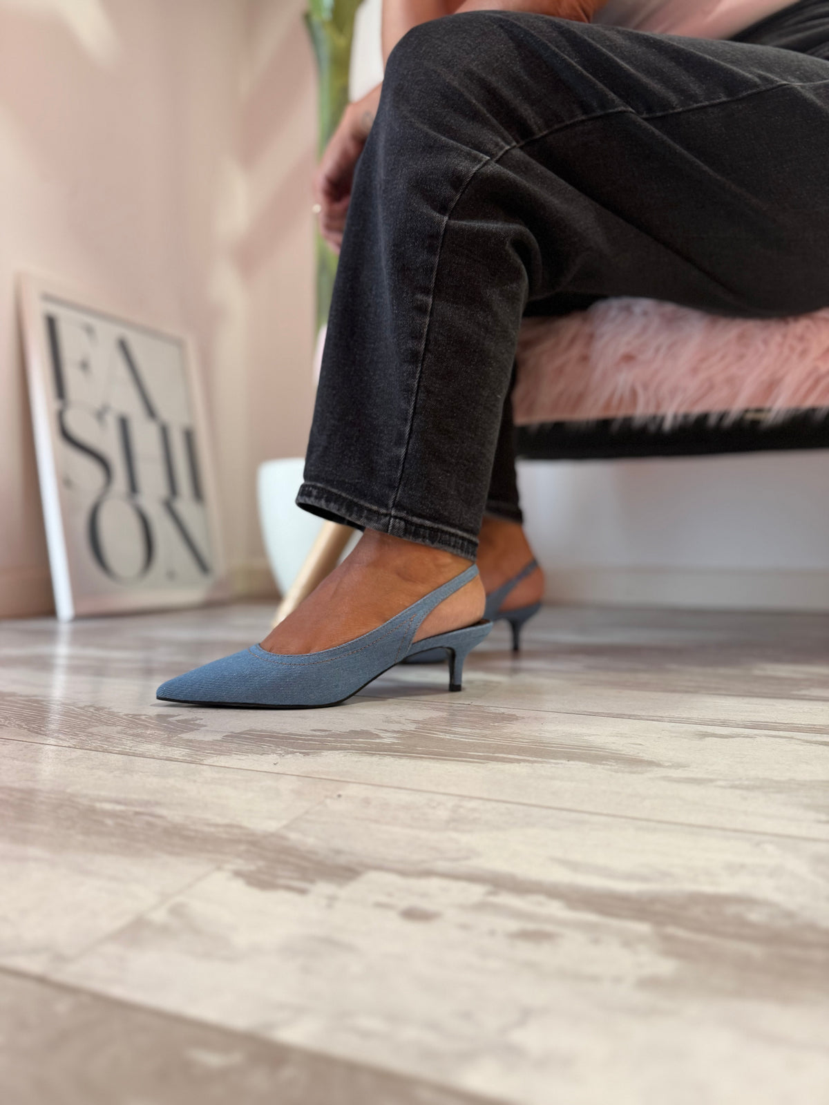 SLINGBACK JEANSATA