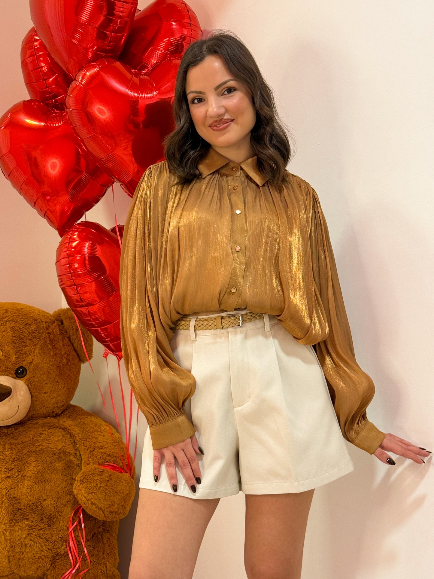 CAMICIA CARAMELLO