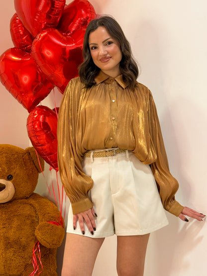 CAMICIA CARAMELLO