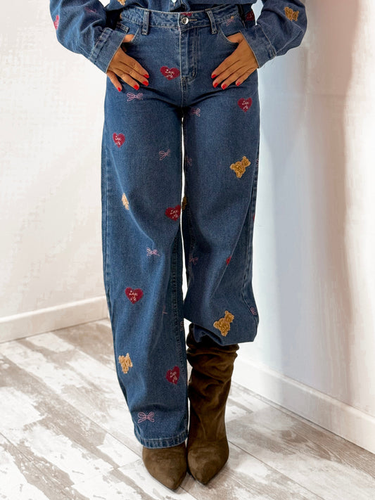 JEANS TEDDY LOVE