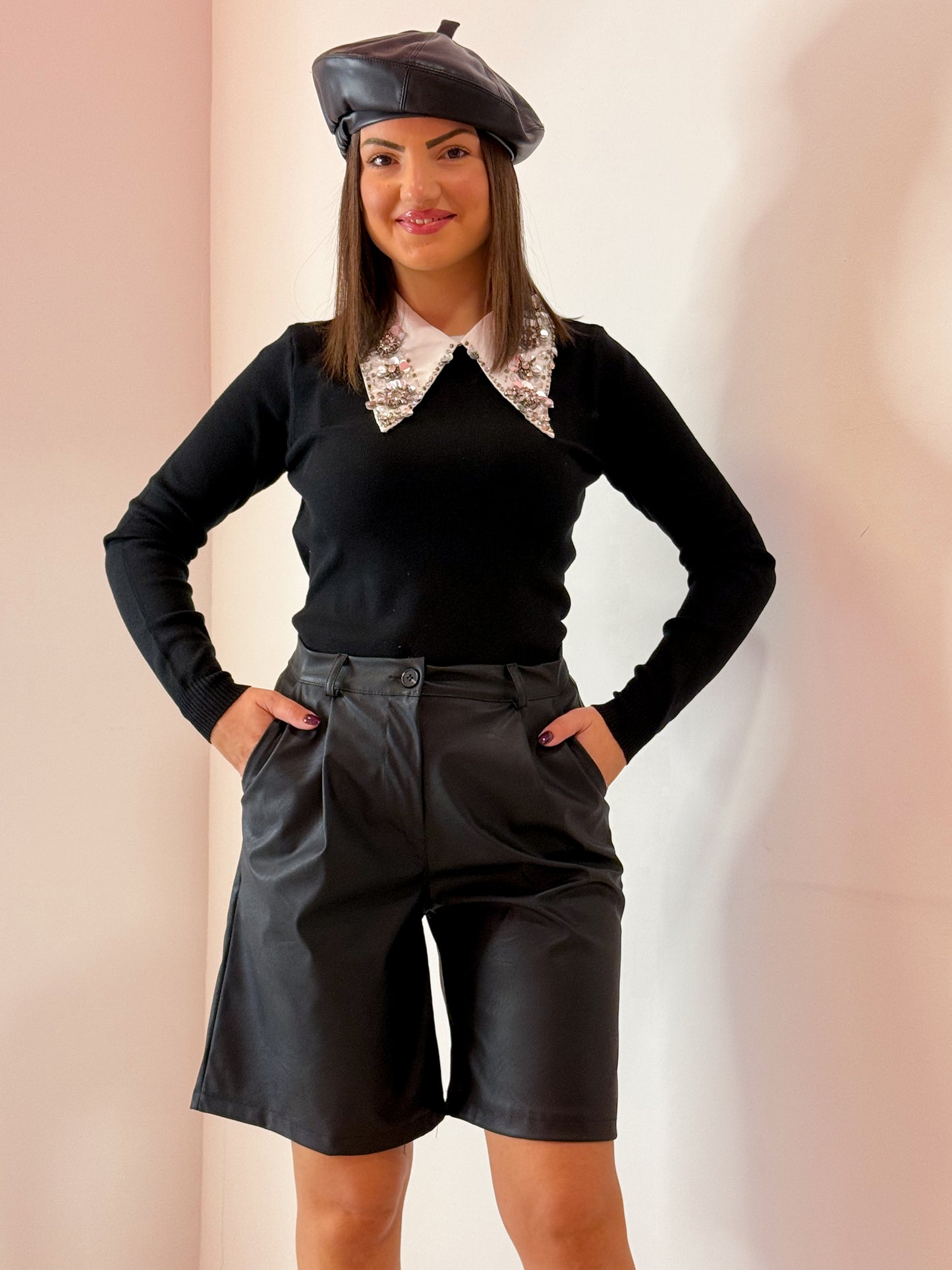 PULL COLLETTO GIOIELLO 3 COLORI