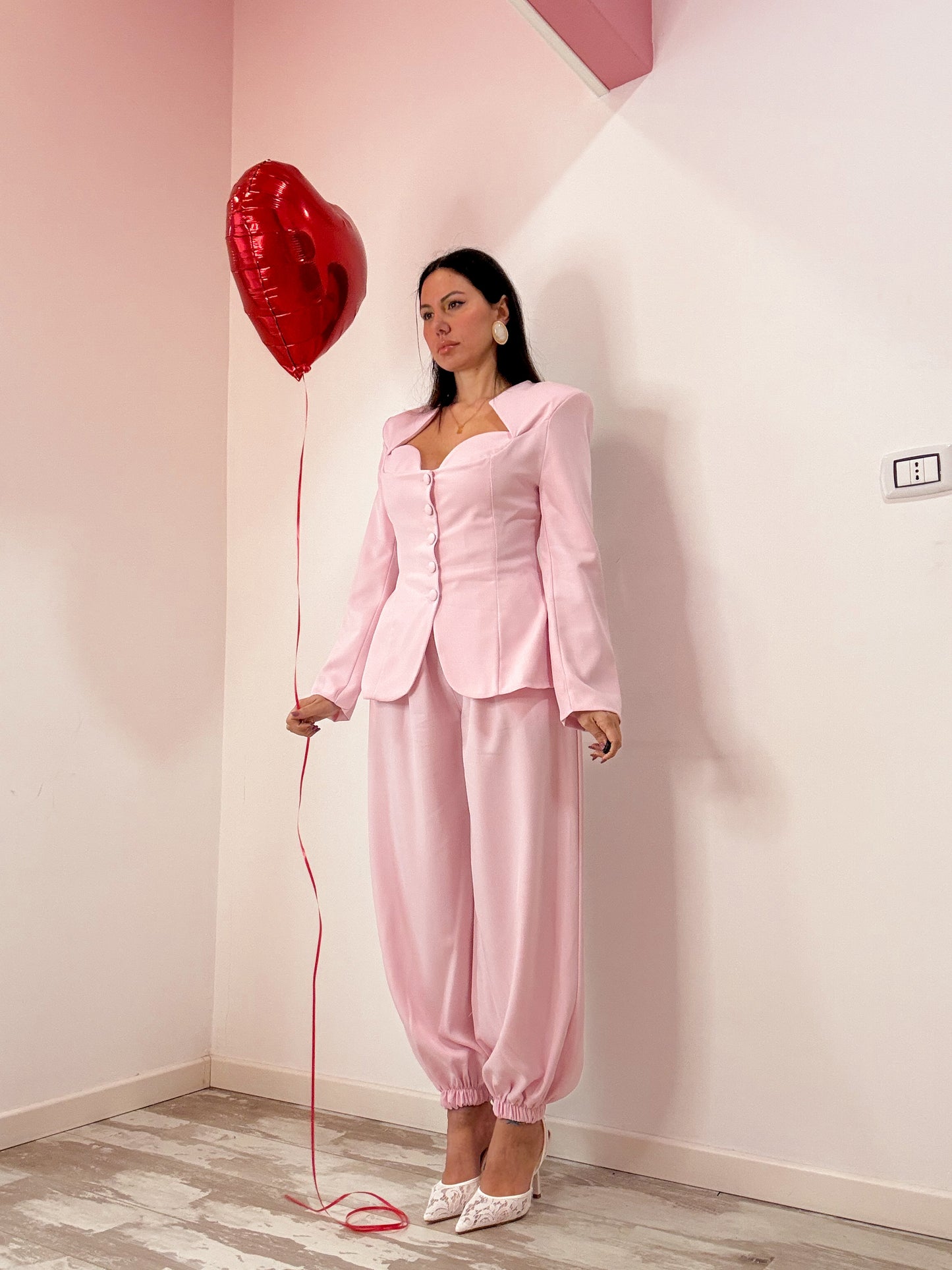 TAILLEUR CUORE ROSA