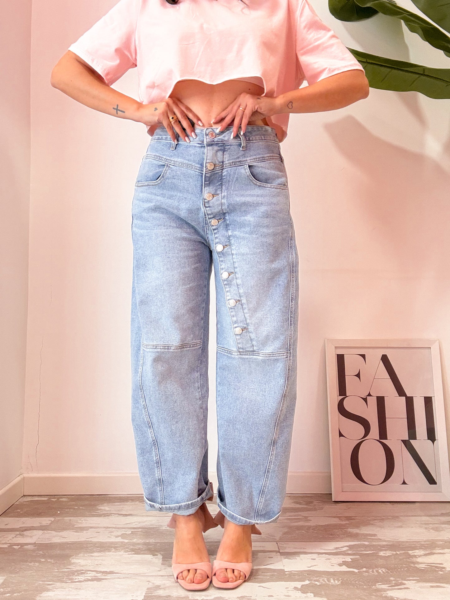 JEANS BOTTONI