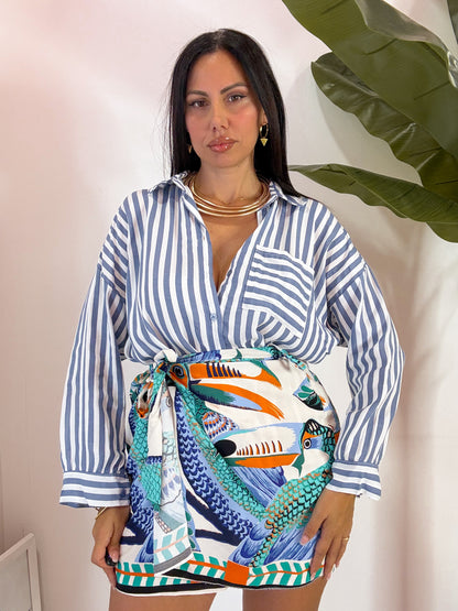 CAMICIA STRISCIA POLVERE
