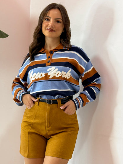 PULL NEWYORK AZZURRO