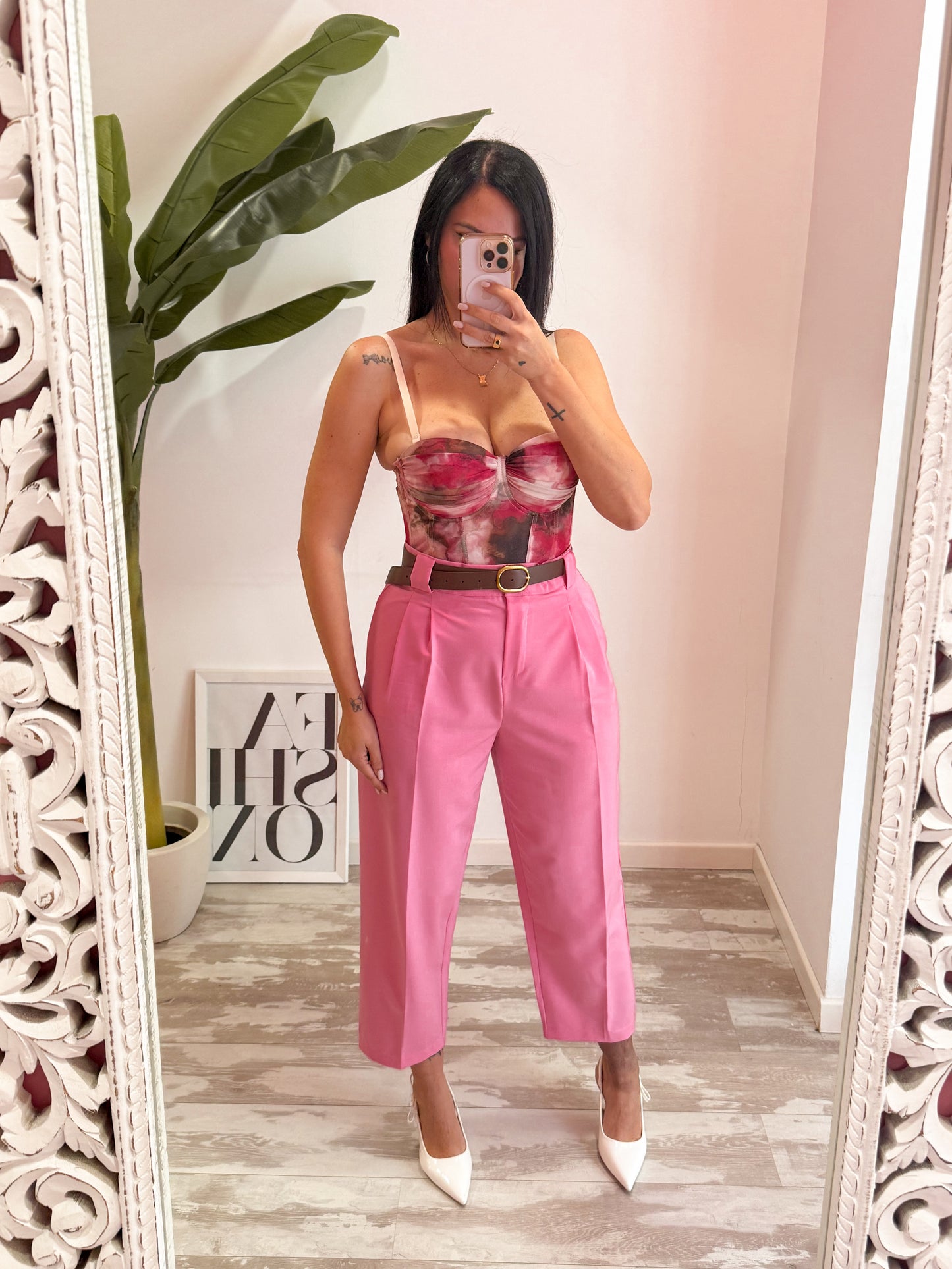 PANTALONE SLOUCHY FUCSIA